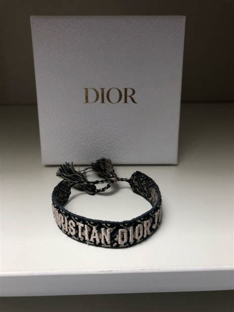 silver dior bracelet|christian dior friendship bracelet price.